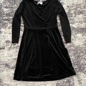 Old Navy Classic Black Long Sleeve Dress